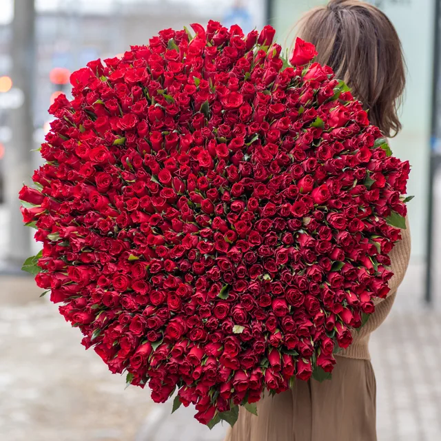 501 Kırmızı Gül Buketi – 70 cm