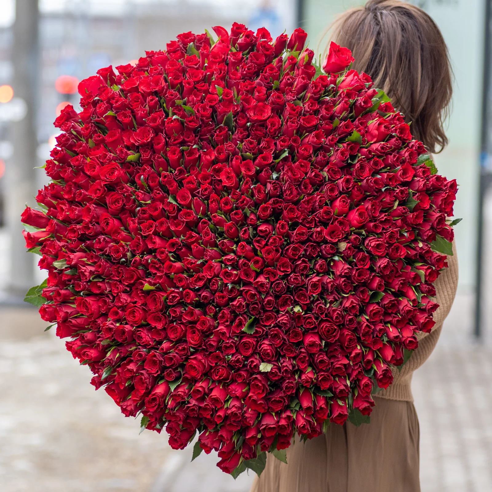 501 Kırmızı Gül Buketi – 70 cm