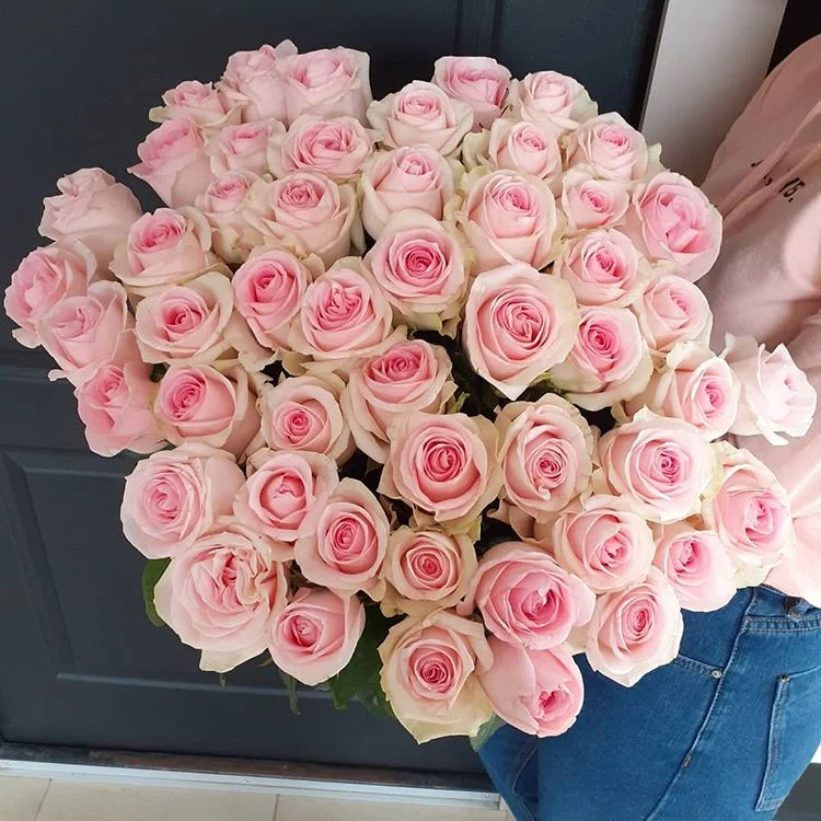 35 Pembe Gül Buketi