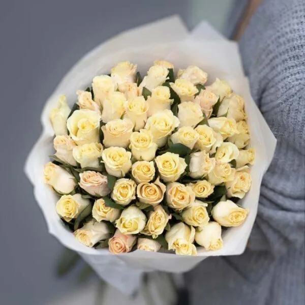 51 Sarı Gül Buketi – 69 cm