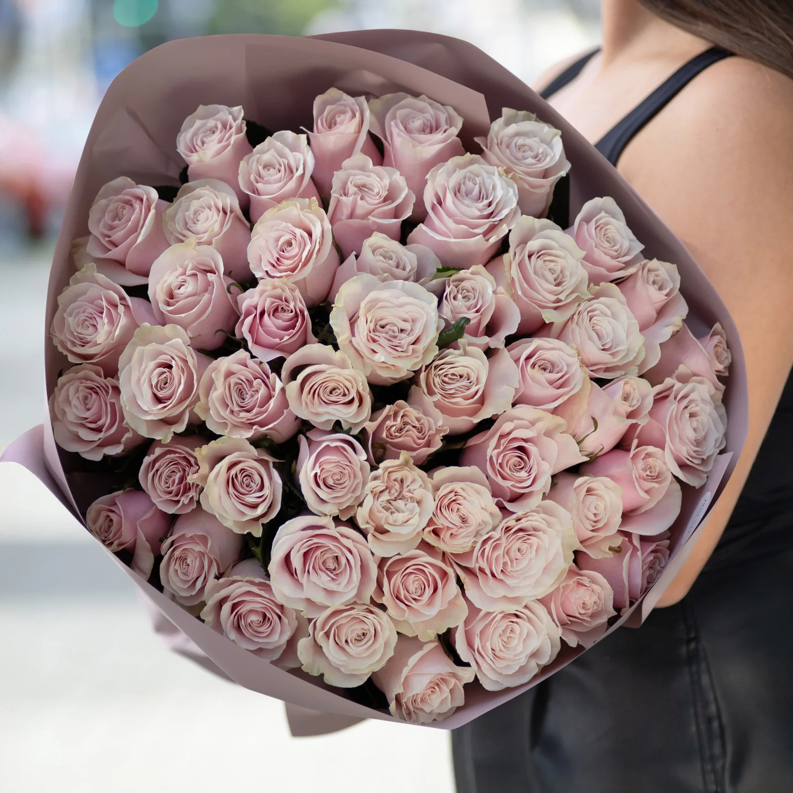 49 Pembe Gül Buketi – Pink Mondial